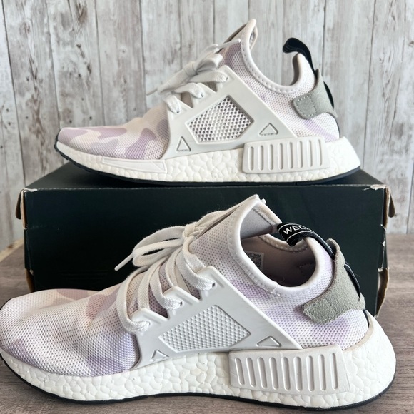 Men’s Adidas NMD XR1 White Duck Camo Size 8 - Picture 5 of 8